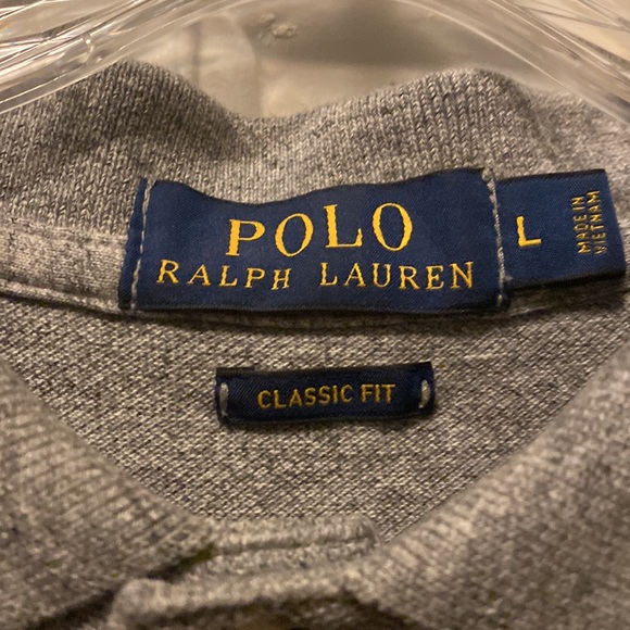 Used Gray Polo Ralph Lauren Polo - Great Condition! - Picture 6 of 7